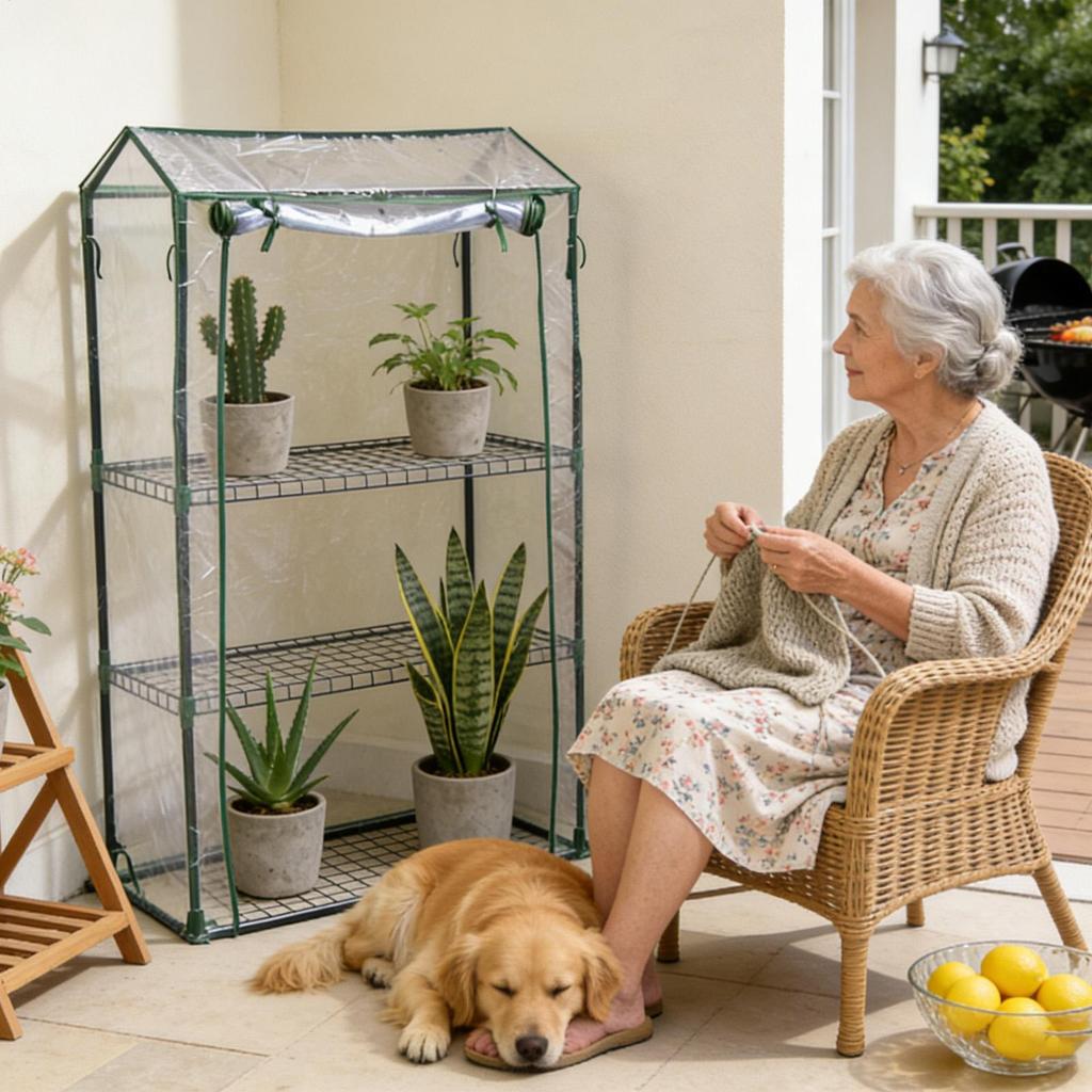 Greenhouse Replacement Cover Clear PVC Breathable Foldable Windproof Gardening Plants Greenhouse Cover For Garden Grassland Yard