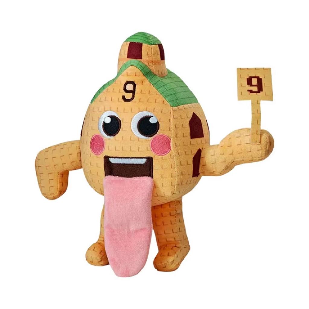 Kawaii Steal A Brainrot Peluche N.9 Casa Statuetta Anime Periferiche di Gioco Peluche Bambole Ripiene Giocattoli per Bambini Regali di Natale