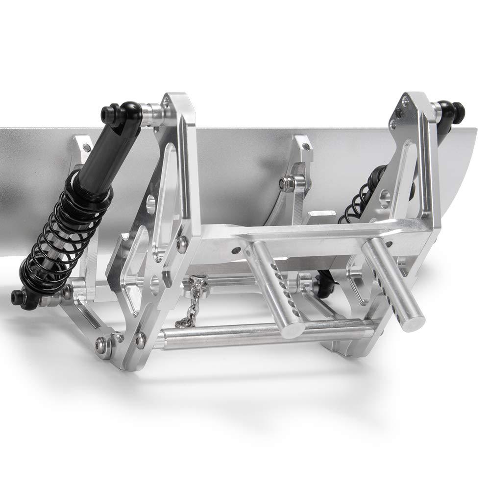 TRZX RC Snow Plow Aluminum Alloy Blade Kit Upgrade Parts Axle for 1/10 SCX10 II 90046 90047 90028 90027 TRX4 RC Crawler Car
