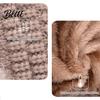 Soft Polyester Winter Thermal Plush Warmer for with Neck Hat Knitted Kids Adults Lined Fleece