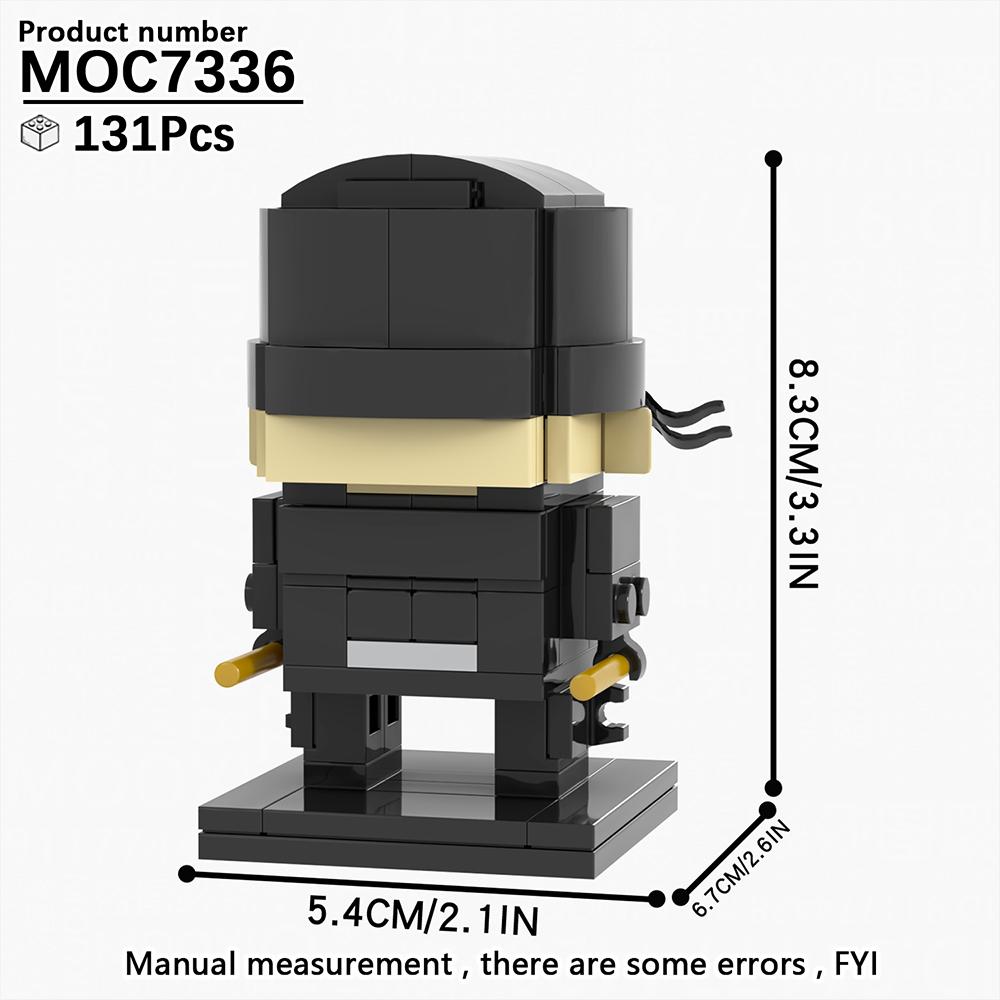 MOOXI Filmreihe MOC Steine Set Figur BrickHeadzed Modell DIY Bausteine Montessori Kinder Bildungsspielzeug Für Kinder Geschenk