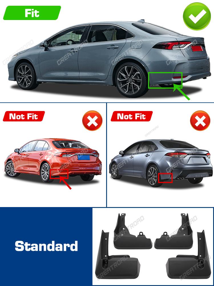 

Для Toyota Corolla 2019 2020 2025 2025 2025 2025 Подкрылки Брызговики Защита от грязи Брызговики Брызговики Аксессуары для автомобиля