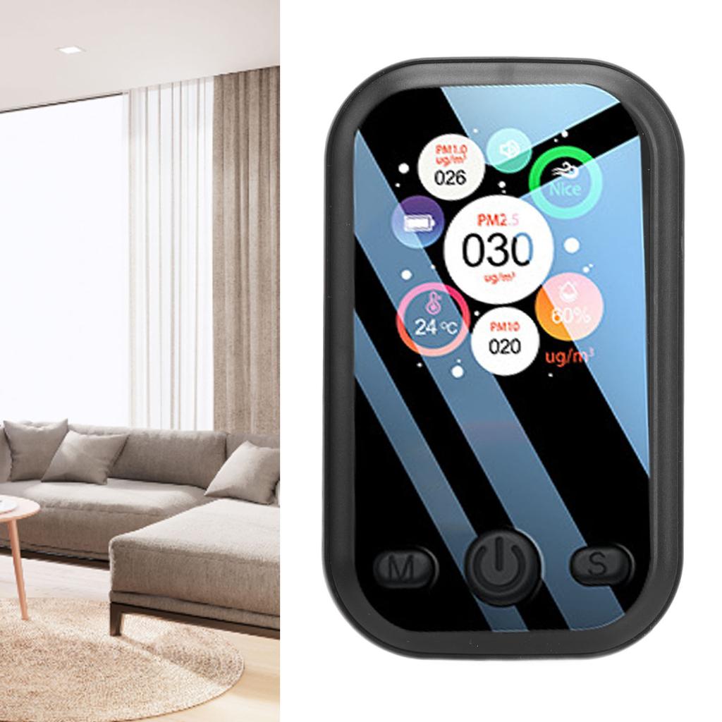 Quality Monitor PM2.5 PM10 PM1.0 Detector Humidity Tester LCD Display Portable     Quality Meter