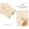 TUHUANG Women's Pure Cashmere Round Neck Cardigan Sweater