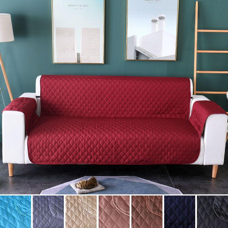 Luxuriöse Wende-Stepp-Sofahülle MöbelSchutz mit weicher Mikrofaser