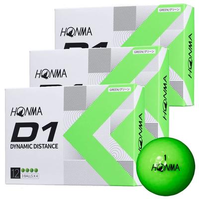 3 Dozen Set of Honma Golf D1 Soft Ionomer Great 36 Value for Honma Honma Balls, D-1 BT2201, 2-Piece Balls, Distance, Balls, Money, Golf,