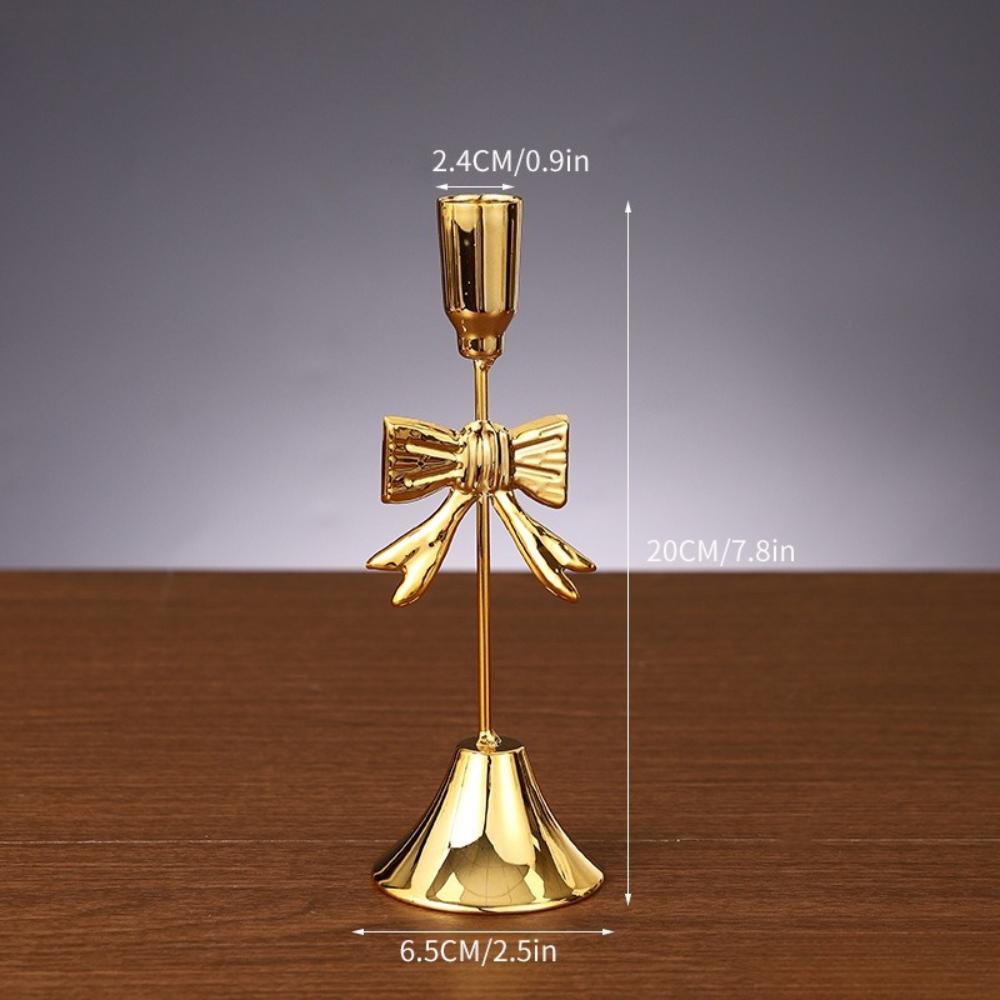 European Style Romantic Dining Table Decoration Retro Candlelight Dinner Props Wedding Table Candle Stand Exquisite Candlestick