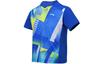Li Ning Badminton Collection T Shirt Crystal Blue Kids' AAYS066-2
