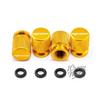 AJR1 4PCS Car Wheel Tire Valve Caps Tyre Stem Covers Airdust Waterproof For Ford Ranger Accessories