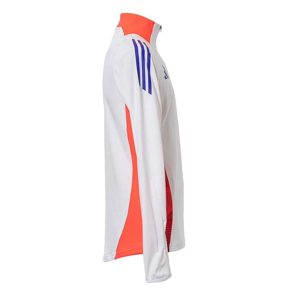 Adidas Tiro 24 Competition Training HAP62 Zip Casual Solar Red Size Men's Top, Jacket, Lifestyle, White/Up (JF4197), J/2XL