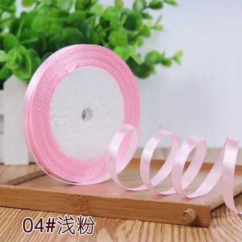 25Yards 6mm Silk Satin Ribbons for Crafts Bow Handmade Gift Wrap Partys Christmas Wedding Decorative Artificial DIY Accessories