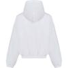adidas Lightweight Casual Hooded Loose Jacket Women Jackets White JZ2161