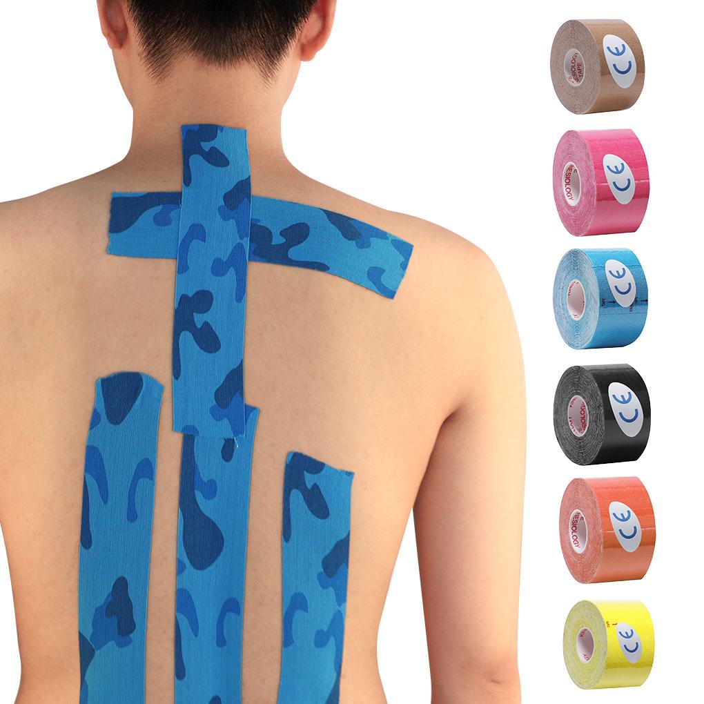 Multi Color Kinesiology Tape Athletic Elastic Tape Relief Muscle Pain Knee Pads For Sport Fitness Bandage 10cm\*5m