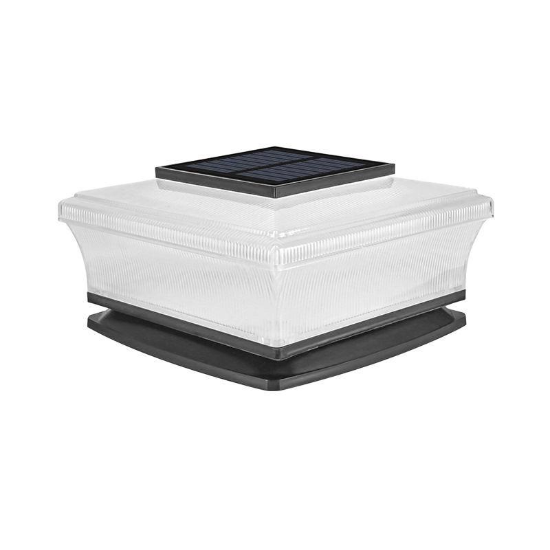 Wasserdichte Solar-Pfeiler- und Torpfostenleuchte für den Außenbereich für Hof und Zaun