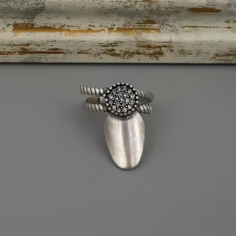 Retro Nail Ring, Nail Ring Set-Adjustable Opening Size For Daily Wear, Party, Valentine'S Day Gift, Year-Round Elegant