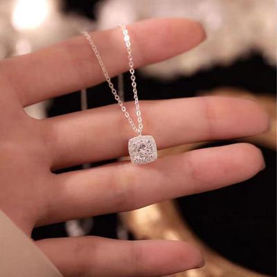 Collana di cubetti di zucchero di alta qualità di nuovo stile per le donne - Design lussuoso della clavicola, regalo di compleanno perfetto per la migliore amica