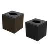 PU-Leder Quadratische Kosmetiktuchboxabdeckung Elegant Tischplatte Taschentuchbehälter Papier Serviettenhalter für Zuhause Wohnzimmer