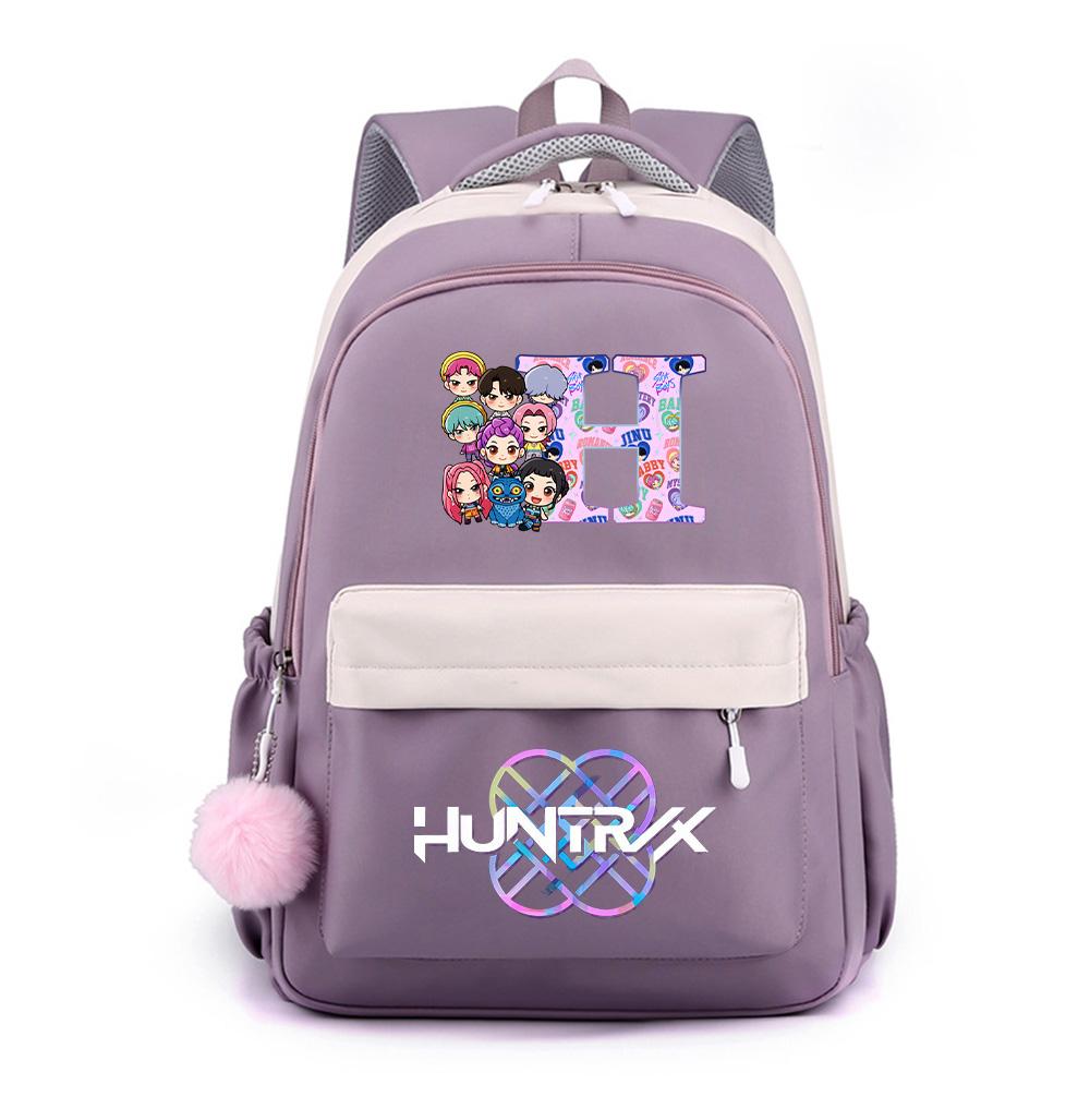 26 English Letter K-Pop Printed Backpack for Teenger Student Girl Boy Schoolbag Bookbag Kid Gift Women Large Capacity Waterproof Travel Bag Rucksak
