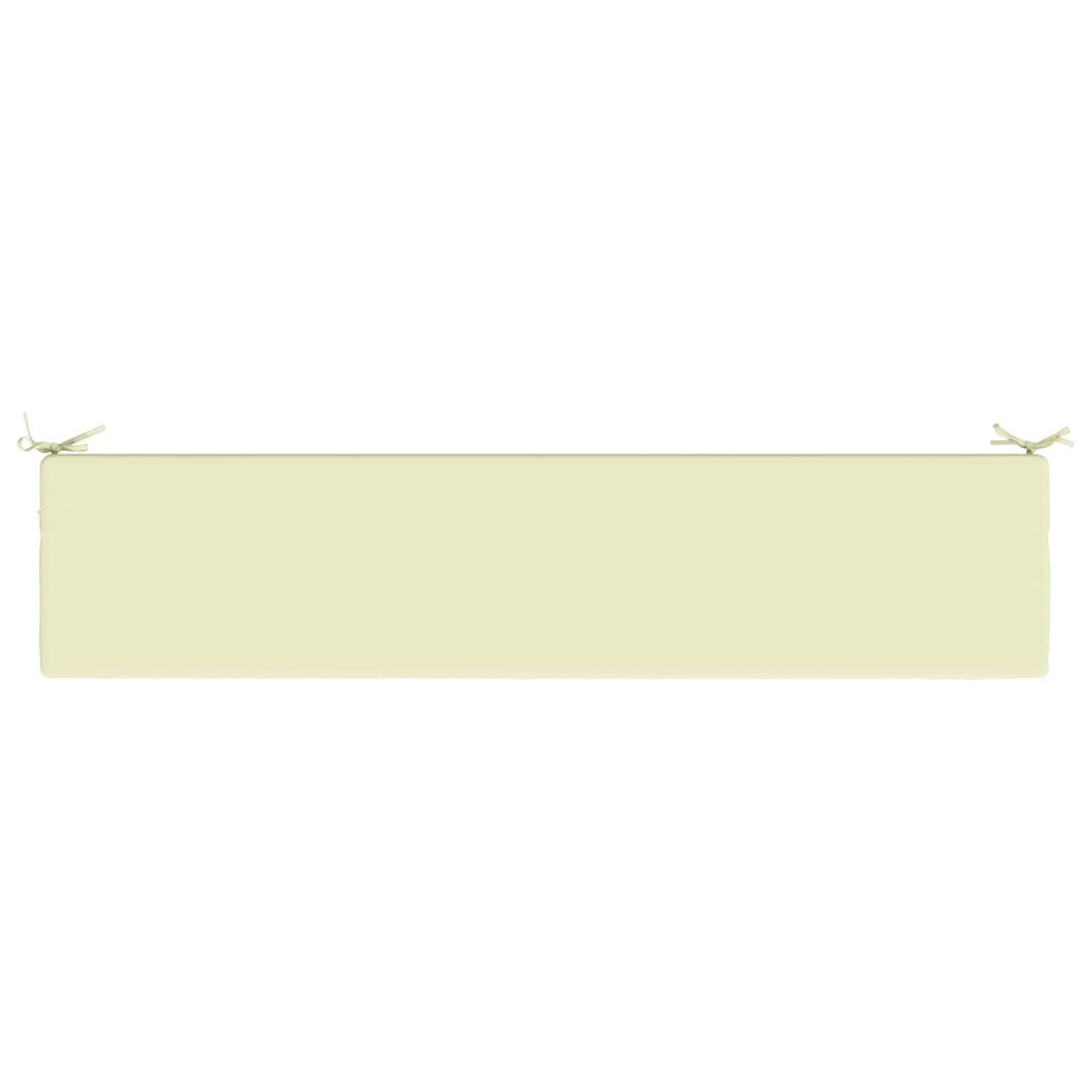 Bench Cushion SOEST 100percent Polyester Cream 180 X 40 X 5 Cm