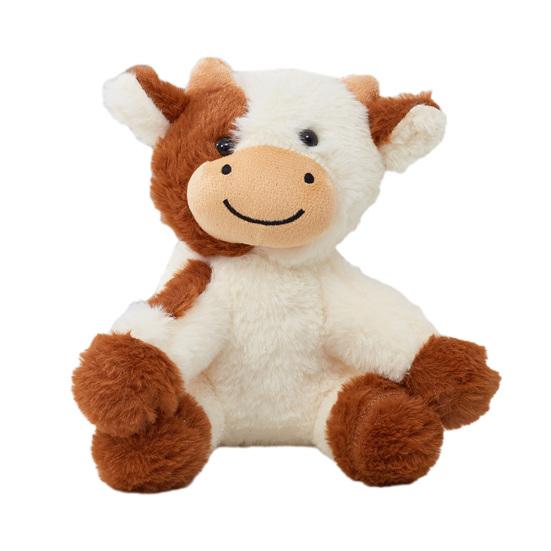 Cow Plush Stuffed Animal Toy 9 Inch Cow Plush Keychain Fluffy Cow Portable Stuffed Toy Perfect Birthday Gift