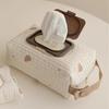 Cartoon Animal Flip Cover Tissue Box Wet Wipes Case Car Hanging Bag Paper Holder Storage Removable Napkin Storage Hanging Box