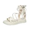 Ladies Shoes 2024 High Quality Buckle Lace Up Women's Sandals Solid Open Toe Platform Water Proof Roman  Beach Sandals Women