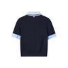 FILA Heritage Fashion Classic Simple Retro College Style Casual Versatile Comfortable Two-Piece Woven Short Sleeve Knit Top Women tops F11W628423FDB