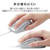 ELECOM Wired Mouse M-BL28UBSKWH 5 Buttons, Rubber Grip, Quiet, White