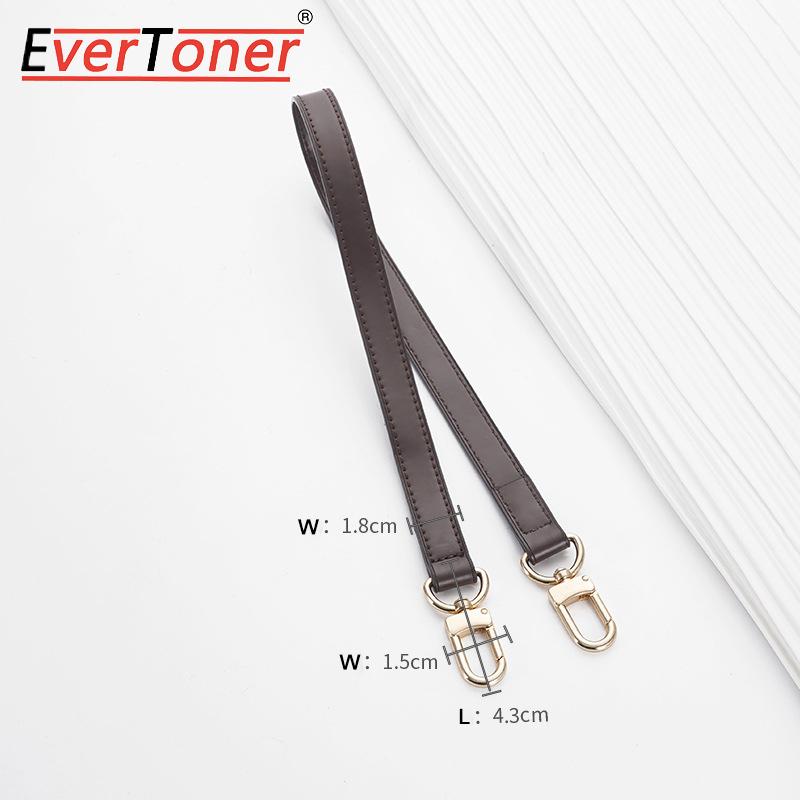 EverToner Dark Brown Handbag Leather Strap For L- Spee-dy 20/25/30 Bag Crossbody Bag Accessories