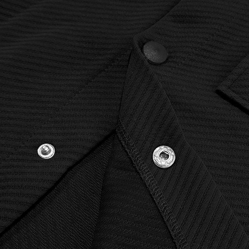 Herren Unifarbene Lässige Jacke mit Langen Ärmeln und Revers - Herbst/Winter Kollektion