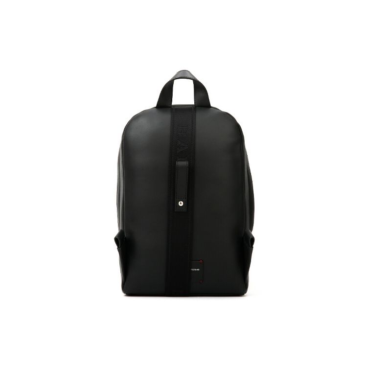 Bally Red And White Striped Leather Shoulder Bag Regular Men Shoulder Bag Black HARI-10