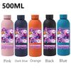 500ML KPop Dämonenjäger Cartoon Druck Sport Auslaufsicher Hohe Qualität Edelstahl Isoliert Wasserbecher Geburtstag Geburtstag Hohe Qualität Geschenke