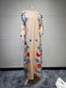 AB346 Arabic Dubai Fashion Rhinestone Jalabiya