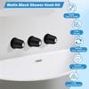 -A95Z Shower Knobs 3 Piece Replacement Bathtub And Shower 3-Handle Remodel Kit 3 Faucet Handle Trim Kit