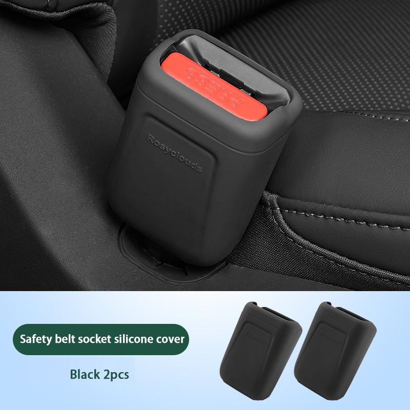 For Li Lixiang L6 L7 L8 L9 I8 I6 MEGA Car Seat Safety Belt Socket Protective Cover Seatbelt Connector Scratch-Resistant Cover