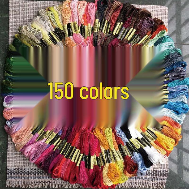 

8м Поліестерова нитка для вишивки хрестиком, 6 ниток, Колір 12-447, для ручної вишивки