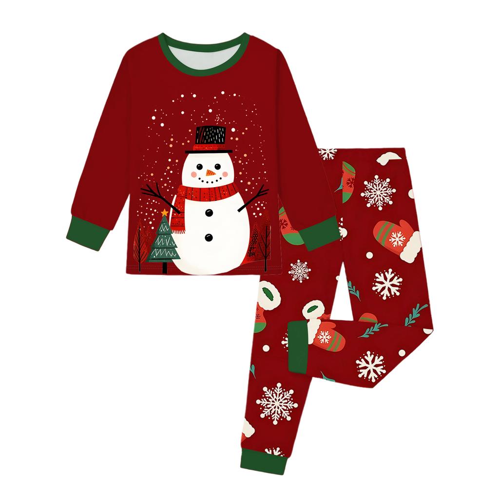Children's Fashion Suit Skirt Round Neck Long Sleeve Top Pants
