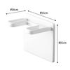 Yamazaki Bathroom Shaver Holder White W5 D4 H5 Cm Space-saving Bathroom Storage Razor Razor Holder