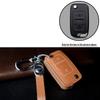 Key Case Protection Cover for Geely Models: New Emgrand GS, GL, Boyue, Vision X6/X3, S1, Borui, EC7 - Cowhide with Buckle.