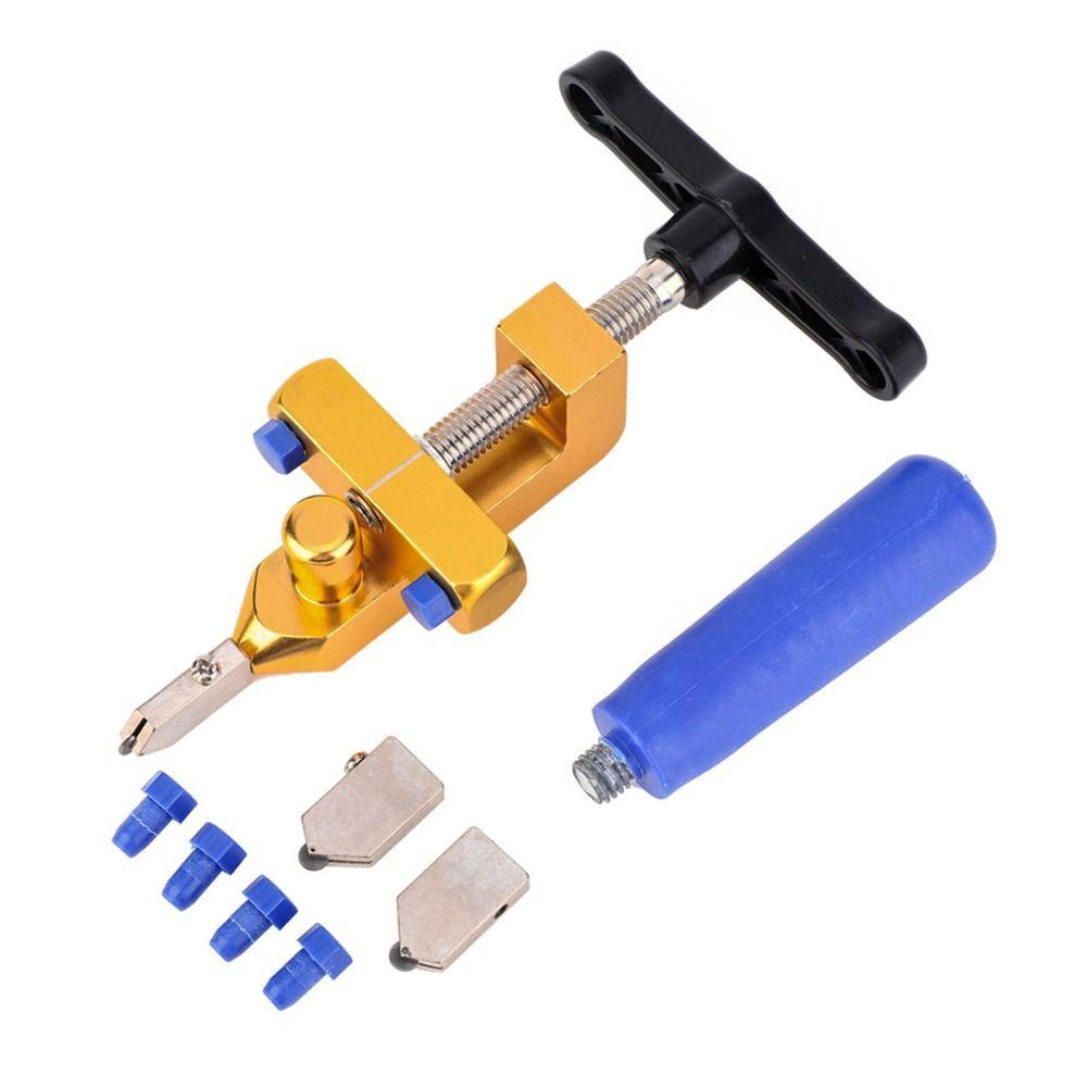 4 Tips Glass Cutter Hand Tool 3-15 mm Glass Breaking Pliers  For DIY and Home Projects