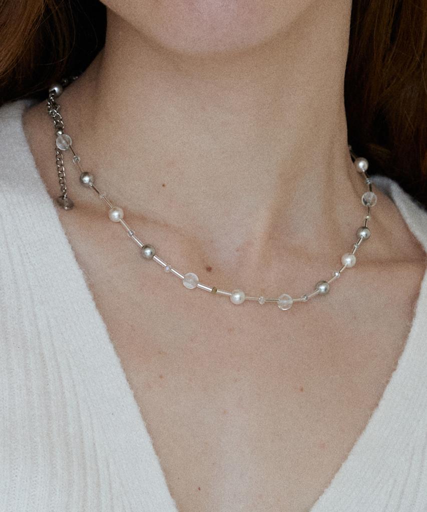 Merrymotive Clear Bubble Surgical Necklace