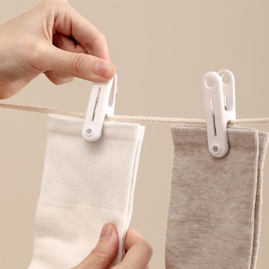 12 Stück Robuste rutschfeste Wäscheklammern Winddichte Kunststoff-Wäscheklammern mit weichen Polstern Keine Spuren Hinterlassende Wäscheklammern für das Aufhängen