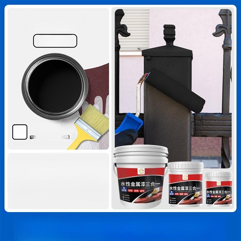 

3in1 Metal Rust Remover, Rust Repair Agent, Multi-Purpose Rust Remover, Anti-Corrosion Automotive Coating Primer, Rust Inhibitor чорний