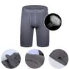 Mens Underpants Long Leg Boxer Shorts Seamless Trunks Antibacterial Fiber 4Pcs