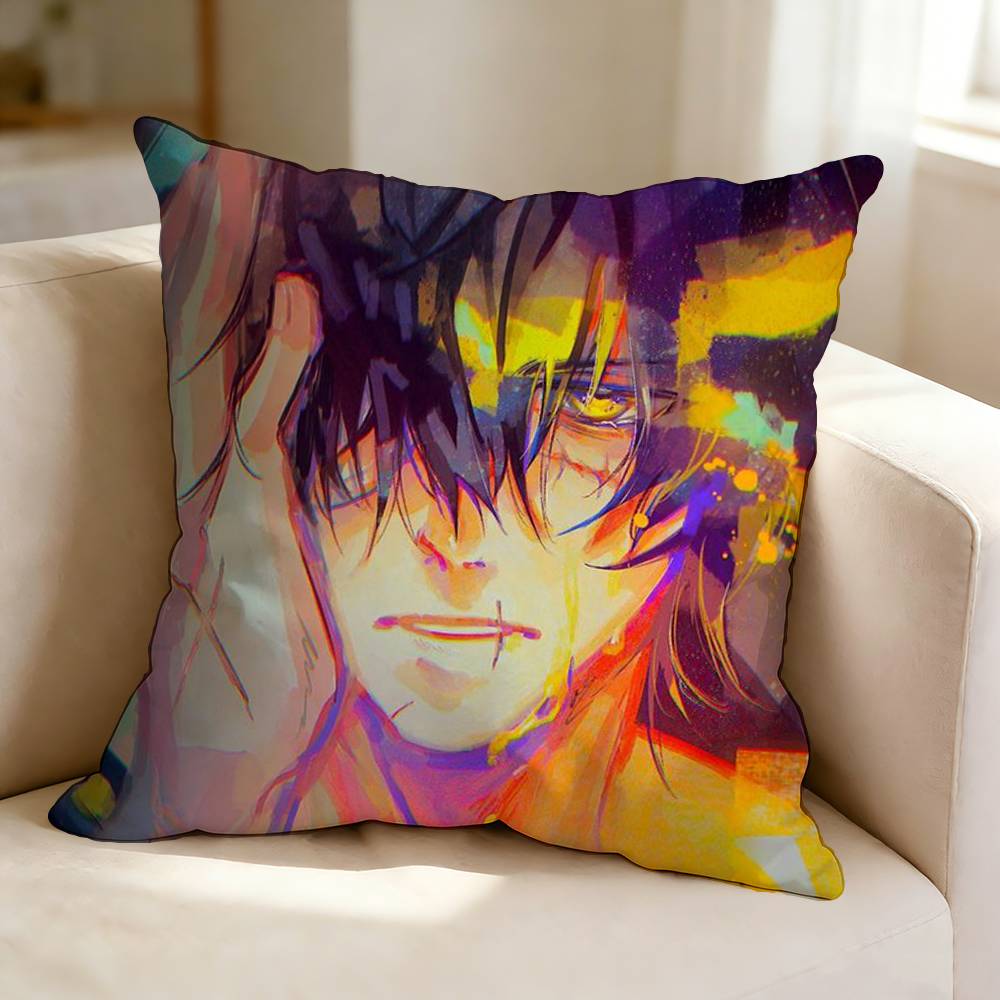 Adventure Game SSlow DDamage TTowa Square DoubleSided printed Pillow Case Bedroom Bedside Pillow Sofa Cushion Cover