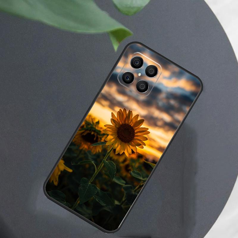 Sunny Sunflower Case For Honor Magic 7 Lite 5 6 8 Cover For Honor 200 400 Pro 90 70 50 X8a X8b X9a X9b X9c