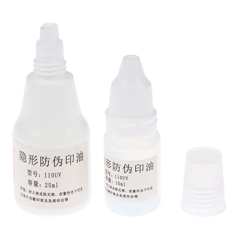 Fotosensitiv Flash Stempel UV Blæk Usynligt Anti-Falsk Fluorescerende Blæk
