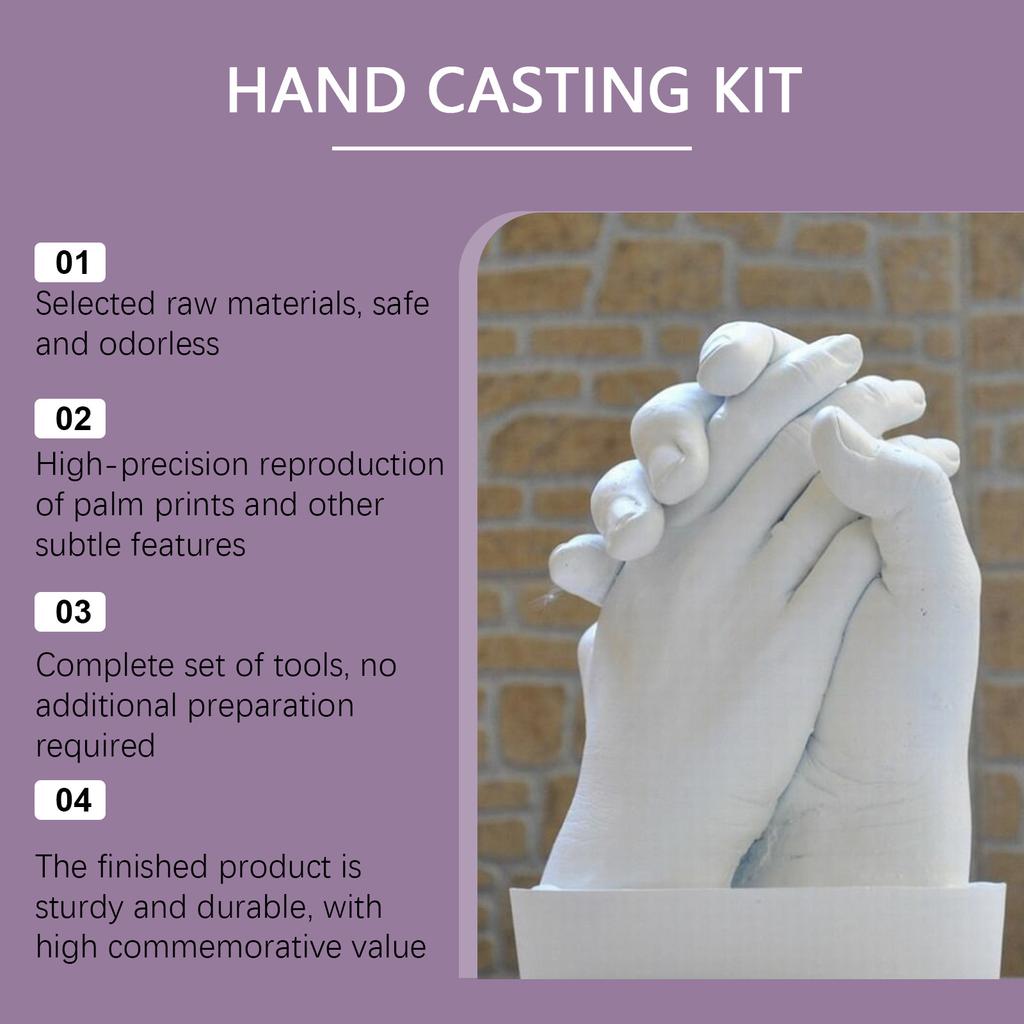 Hand Mold Powder DIY Set Clone Powder 3D Model Powder Hand Print DIY Souvenir Hand Model Set