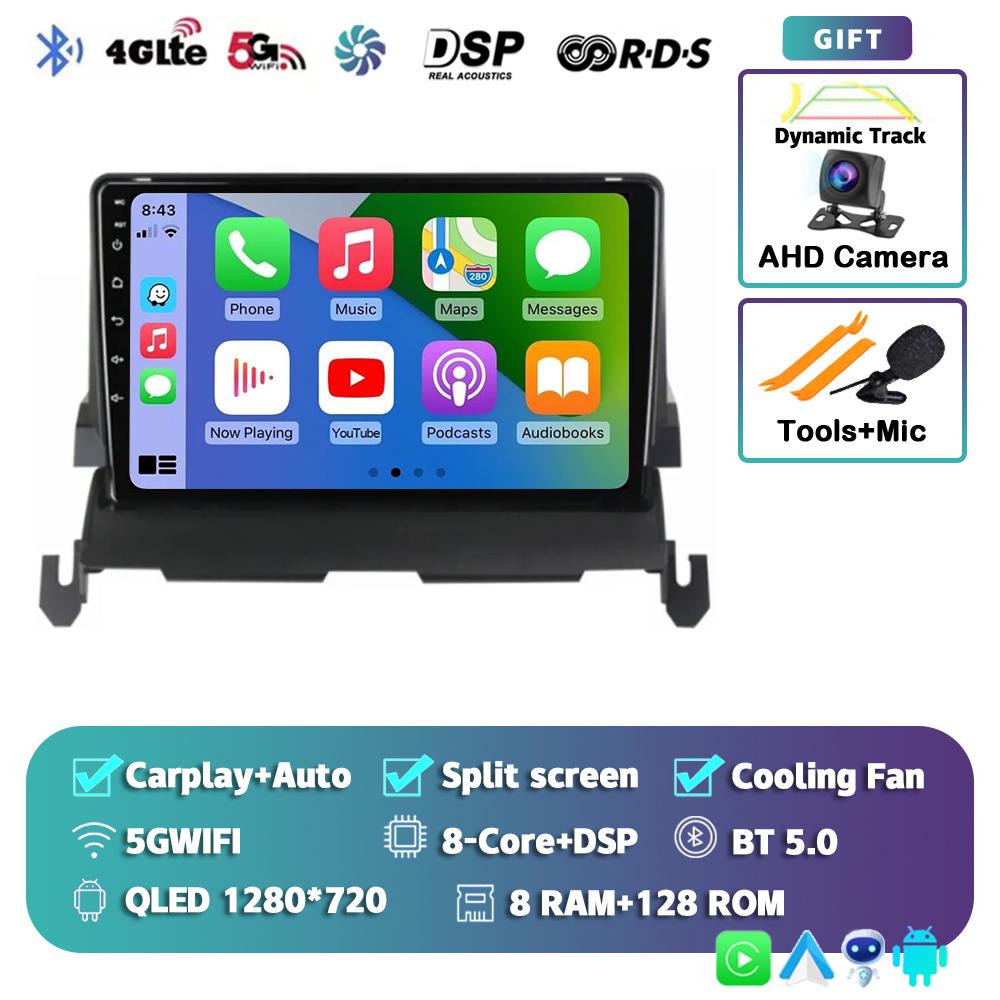 Android 14 Carplay Auto 4G+WIFI Car Radio For Dodge Journey 2009 2010 2011 2012 Multimedia Video Player 2din GPS Stereo Audio BT