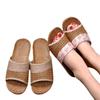 Summer Non-slip Indoor Slippers for Men and Women - Thick Sole, Perfect for Wood Floors and Rattan Matting